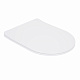 Сидіння для унітаза  (Robin 520,660, Scorpio 520,660) 460x362x50 мм, White, з мікроліфтом, Slim Duroplast, Quick Release QTSC179W47351 Qtap