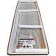 Двері у нішу розсувні KOER SR SD01-120x200-TR-07 прозоре скло EASY CLEAN 8мм графіт (KR5378)