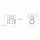 Кран кульовий Thermo Alliance Standart 3/4" ВР для води (метелик) SD602NW20PN40