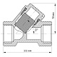 Фільтр грубої очистки 1-1/2" (Koer KR.F01) (KR2870)