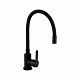 Змішувач для кухні Brinex Pure 015F3 з гнучким виливом   Black Matt BRIPUR015F3BLM