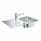 Набор Grohe мойка кухонная K200 + смеситель Eurosmart 31565SD1