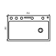 Мийка багатофункціональна з вбудованим змішувачем MIXXUS MH7546-SET-08 MICRO DECOR GRAPHITE з нерж. сталі (MI8455)