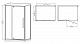 Душова кабіна без піддону MIXXUS PREMIUM BEVEL SC01-120x80x195-TR BLACK прозоре скло 6мм (MI6872)
