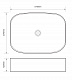 Раковина накладна MIXXUS PREMIUM BEVEL-0103 BLACK 510х370х120mm (MP6520)
