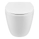 Унітаз підвісний Qtap Leo безобідковий з сидінням Soft-close QT11331002ERW