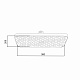 Лійка для верхнього душу Qtap Hlavova 300x200 мм прямокутна QTHLA107BLM45783 Black Matt