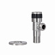 Кран кутовий Thermo Alliance Standart 1/2"ЗЗ нерж., з керам. буксою TAS345W1515SS