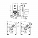 Інсталяція для унітаза Grohe Rapid SLX 39596000