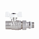 Кран кульовий "Американка" Thermo Alliance Forte 1/2" з антипротіканням прямий SF222W15