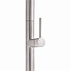 Змішувач для кухні Qtap Lenicka з висувним виливом QTLEN9138103UN Brushed Nickel PVD
