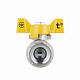 Кран кульовий Thermo Alliance Forte 1/2" ВР для газа (метелик) SF602G15