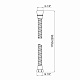Шланг Lidz Niagara 01 1,75-2,2 м LDNIA01CRM22148 Chrome