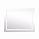 Дзеркало Lidz Kubis 1000х800 з LED-підсвічуванням Touch, з антизапотіванням, з димером, рег. яскравості LD78LF61410080