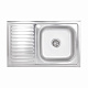 Кухонна мийка Brinex 5080-R 0,6 мм Satin (BRIN5080RSAT06)