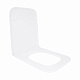 Сидіння для унітазу Qtap (Gemini 520) 448x357x38,5 мм, White, з мікроліфтом, Slim Duroplast, Quick Release QTSC179W49386