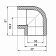 Кутик PPR Thermo Alliance 32, 90°
