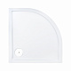 Душевой поддон Qtap Robin 309912W 90x90x12 см + сифон