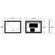 Дзеркало ZERIX MIRRA MR05-80x60-REVERSE з LED Touch, Anti-fog, димером, рег. яскравості (ZX6056)