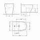 Біде підлогове Qtap Robin 560x355x410 White QT13441381W