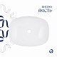 Комплект Qtap Cardinal: Раковина накладна 500×380×140 мм, White, овальна + Донний клапан Pop-up PU02
