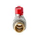 Кран з американкою KOER EXTREME KE.227-20 - 3/4" ручка "метелик" червона (KR5766)