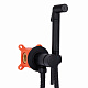 Набор для гігієнічного душу Qtap Inspai-Varius округлий QTINSVARBСRV00440001 Black Matt