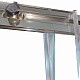 Двері у нішу розсувні KOER SR SD05-120x200-TR-01 прозоре скло EASY CLEAN 6мм хром (KR5405)