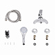 Змішувач для душу Lidz Mars 010 (з душовим гарнітуром) (k40) LDMAR010CRM34892 Chrome