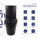 Унітаз підлоговий Qtap Scorpio Ultra Quiet безобідковий з сидінням Soft-close MATT BLACK QT14226088AMB