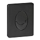 Панель змиву KOER KT-0606-05 157x198x3mm пластикова, кнопка закруглена (колір чорний матовий) (KR5343)