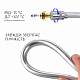 Шланг для ручного душу Qtap Hadice 2000 мм QTHADPVC200C Chrome