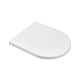 Унітаз підвісний Kroner Harz WHI493736 RIMLESS безобідковий з сидінням Slim Duroplast / Soft-close / Quick relase (KH493736WHIR)