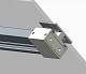Двері у нішу розсувні KOER SR SD02-120x200-TR-01 прозоре скло EASY CLEAN 8мм хром (KR5384)