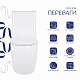 Унітаз-компакт Qtap Robin Ultra Quiet безободковий з сидінням Soft-close QT13226089AW