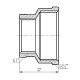 Муфта редукційна SD Forte 1" 1/2х1" ВВ SF3574025