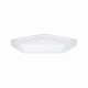 Lidz Душовий піддон DOZORCA SC90x90.LOW, низький, п'ятикутний, акриловий + ніжки, діаметр зливу 50 мм