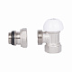 Кран радіаторний Thermo Alliance Standart Powerful 1/2" з антипротіканням кутовий SF233W15