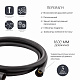 Шланг для ручного душу Qtap Hadice 1600 мм QTHADPVC160B Black Matt