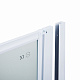 Штора на ванну Qtap Gemini WHI401214RP4 скло Pear 4 мм, 120x140 см