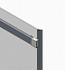Двері у нішу розсувні KOER SR SD02-120x200-TR-01 прозоре скло EASY CLEAN 8мм хром (KR5384)