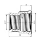Муфта редукційна SD Forte 1/2"х3/4" ВВ SF3572015