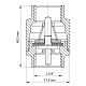 Клапан зворотний 1-1/4" (Koer KR.171) (KR0130)