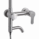 Душова система універсальна Brinex Pure 1030 на три споживачі  Nickel BRIPUR1030NKL