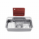 Кухонна мийка Kroner KRP Dekor - SET7848 (1.0 мм)