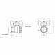 Кран кульовий Thermo Alliance Standart 1" ВР для води (метелик) SD602NW25PN40