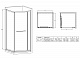 Душова кабіна без піддону MIXXUS PREMIUM QUADRO SC01-120x80x195-TR CHROME прозоре скло 6мм (MI8291)
