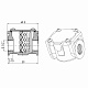 Фільтр алюмінієвий Thermo Alliance Standart 1/2" SD121G15