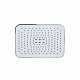 Лійка для верхнього душу Qtap Hlavova 260x180 мм прямокутна QTHLA107CRM45785 Chrome/White