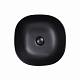 Раковина-чаша Qtap Kolibri 410x410x150 Matt black з донним клапаном QT10112144MBMB